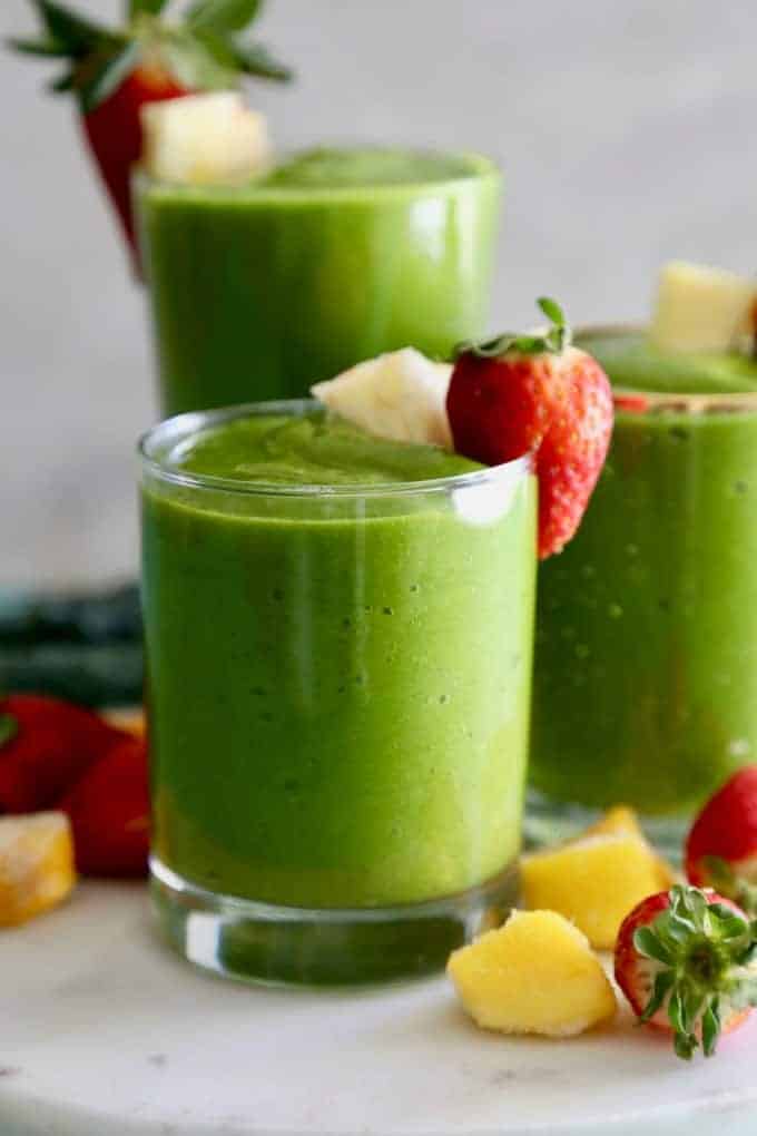 Cold Fighting Smoothie- A Healthy Green Smoothie - The Seaside Baker