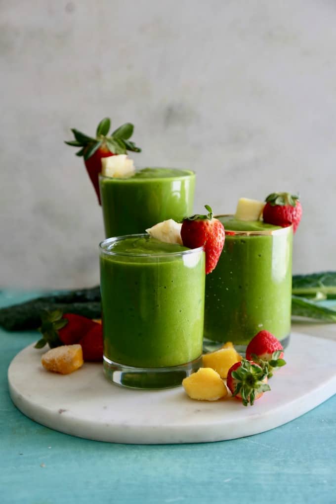 Cold Fighting Smoothie- A Healthy Green Smoothie - The Seaside Baker