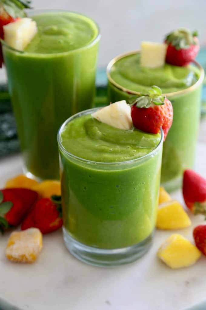 Cold Fighting Smoothie- A Healthy Green Smoothie - The Seaside Baker