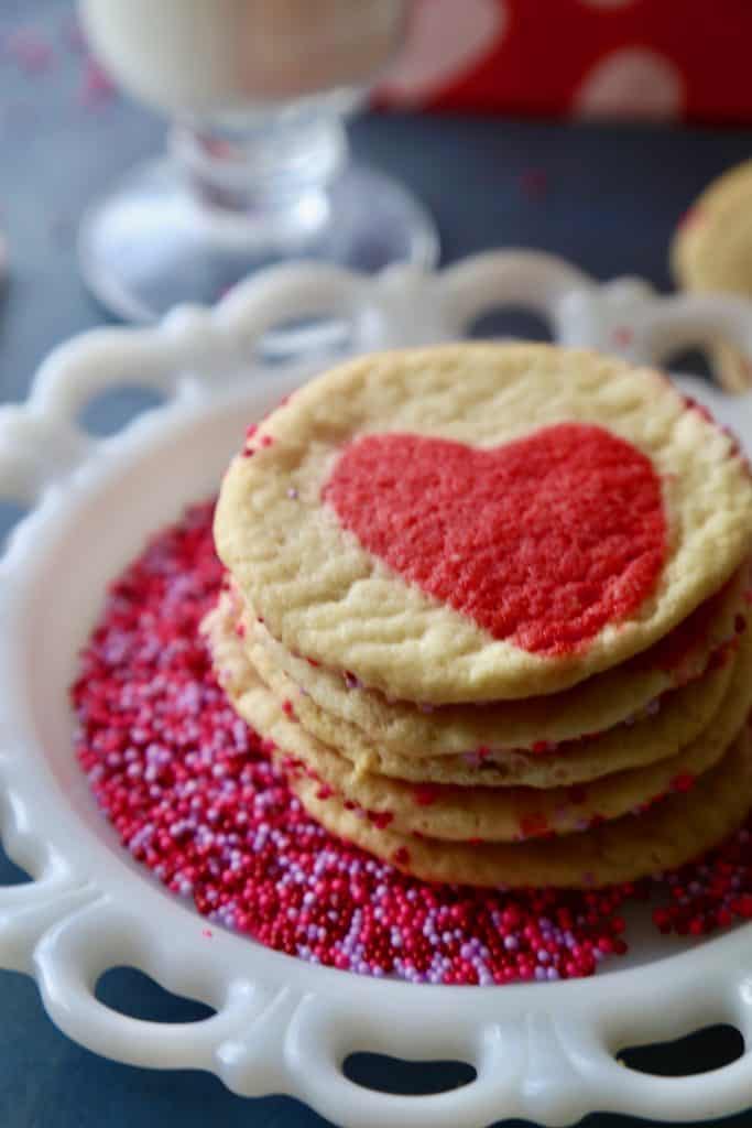 Heart Slice and Bake Sugar Cookies- with Video - The Seaside Baker
