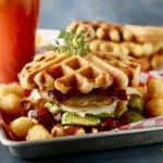 Cheddar Chive Waffle Sandwiches-2