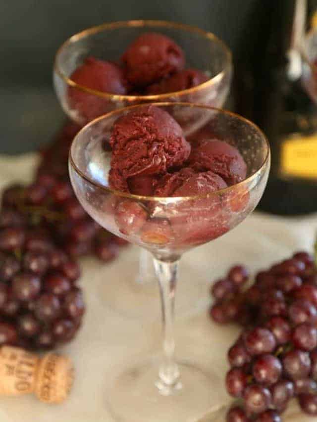 Roasted Grape Sorbet Story