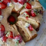 Gluten Free Strawberry Bundt Cake