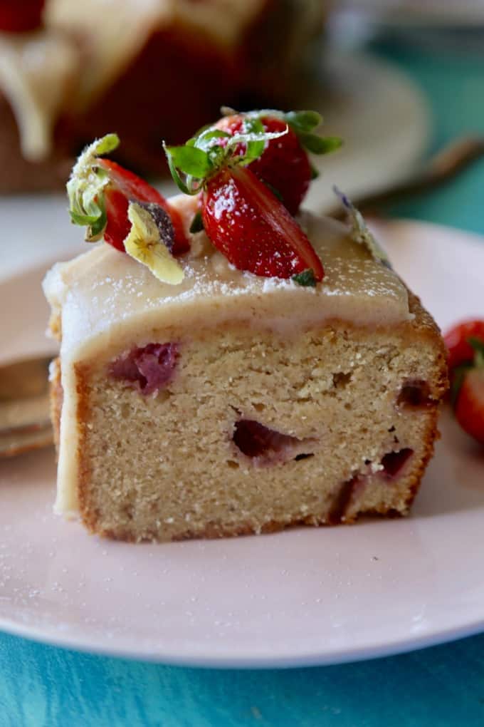 Gluten Free Strawberry Bundt Cake