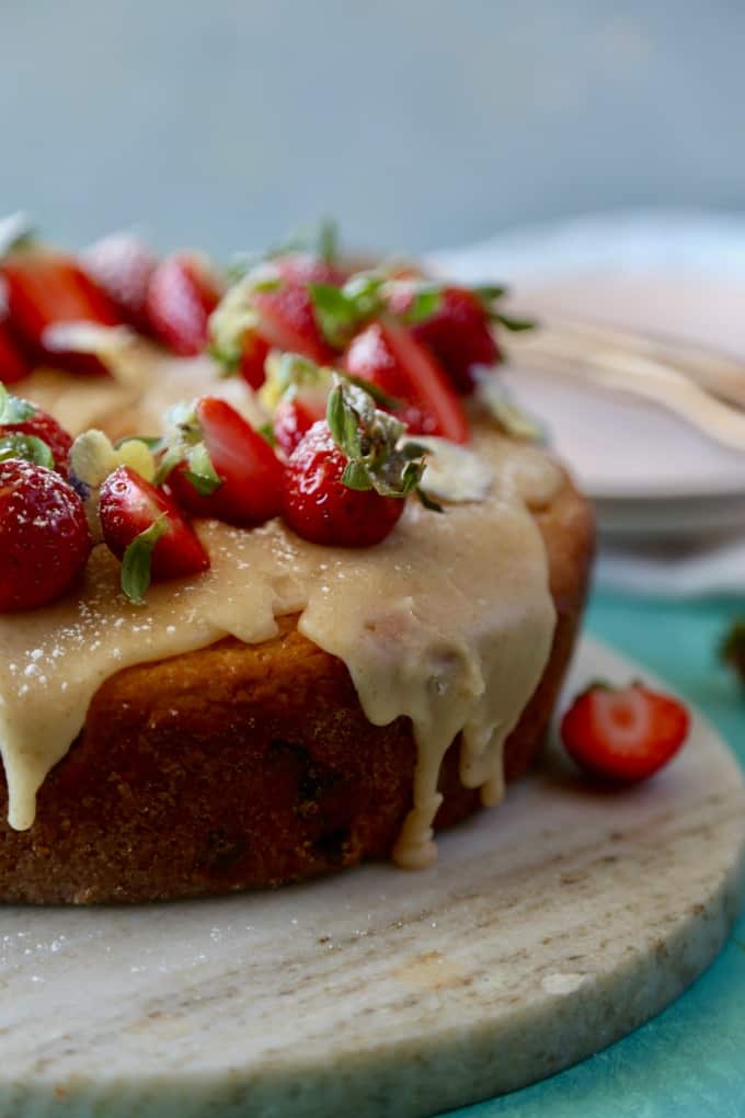 Gluten Free Strawberry Bundt Cake