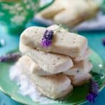 Lavender Shortbread Bars