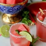 Watermelon Mint Margaritas