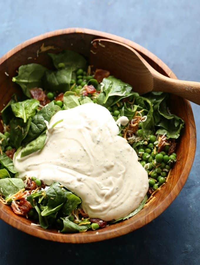 Bacon Pea Salad