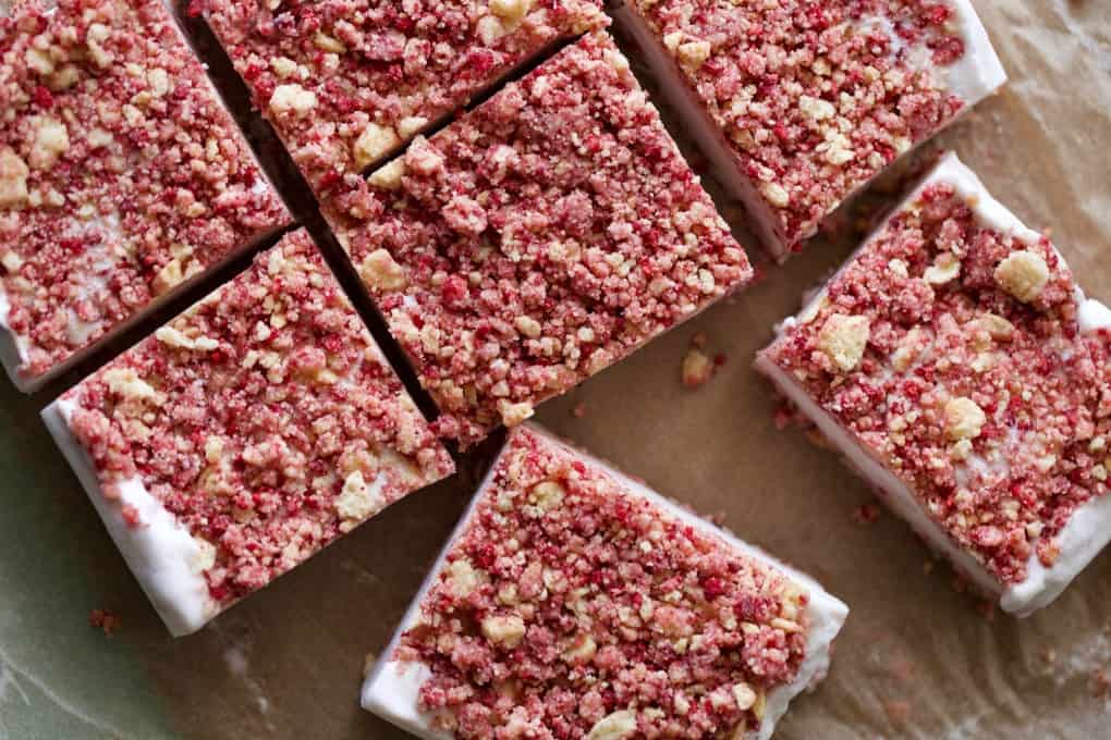 Strawberry Shortcake Ice Cream Bars