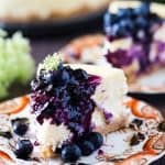 Blueberry Mascarpone Cheesecake