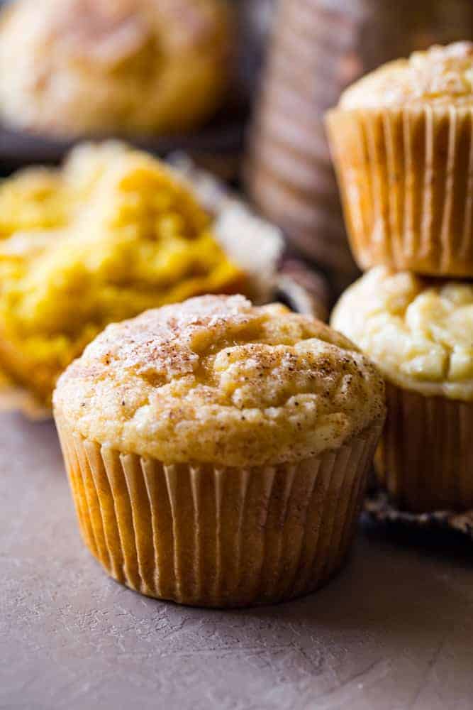 Pumpkin Cheesecake Muffins - The Seaside Baker