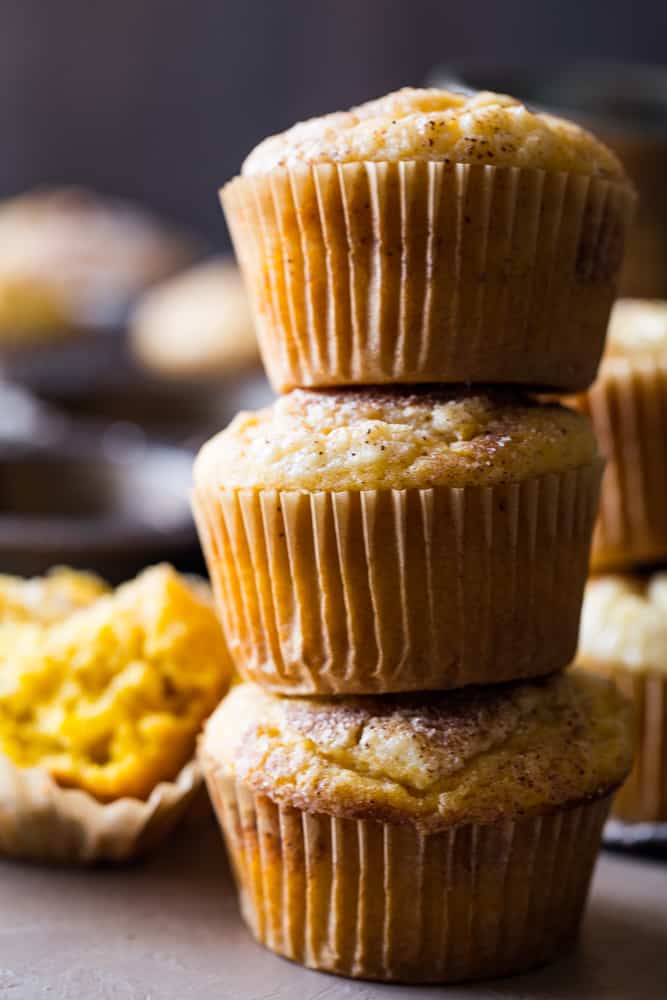 Pumpkin Cheesecake Muffins