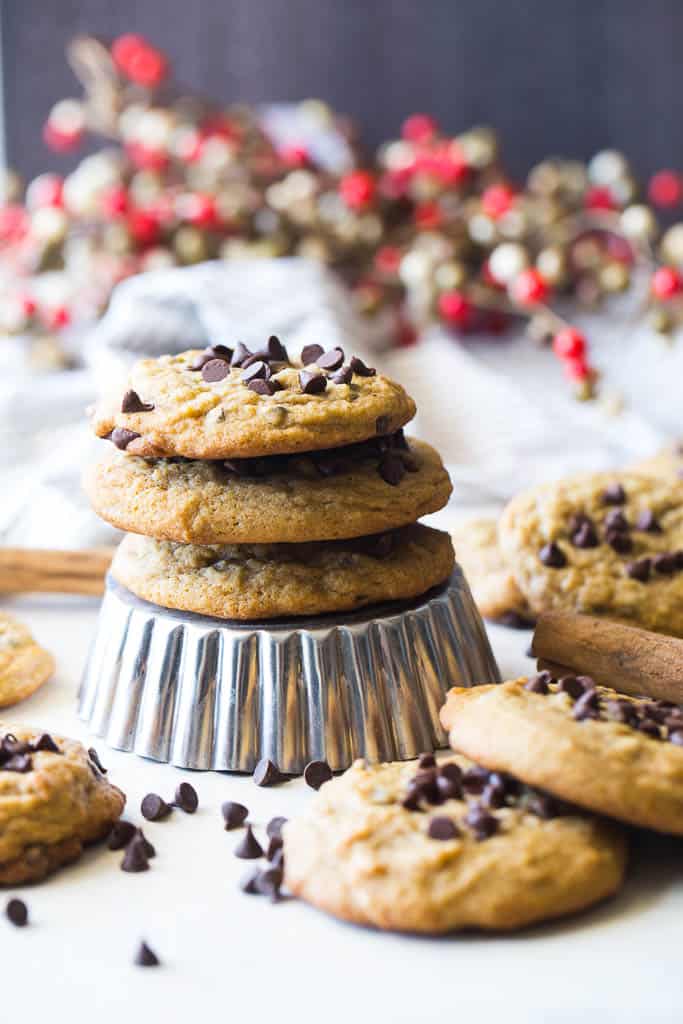 Pumpkin Chocolate Chip Cookies