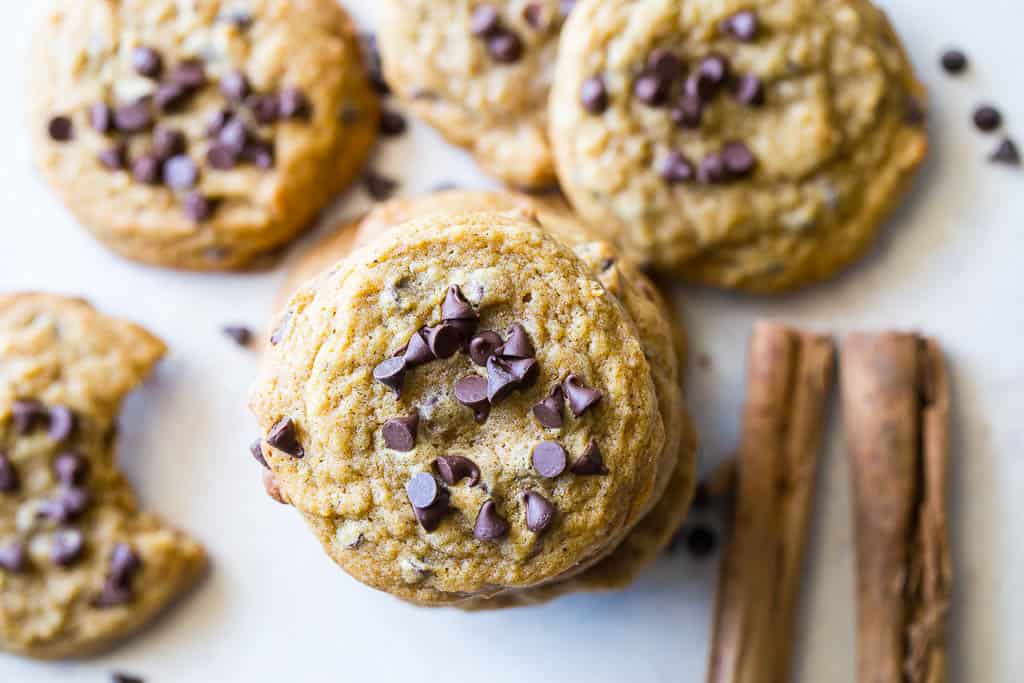 Pumpkin Chocolate Chip Cookies