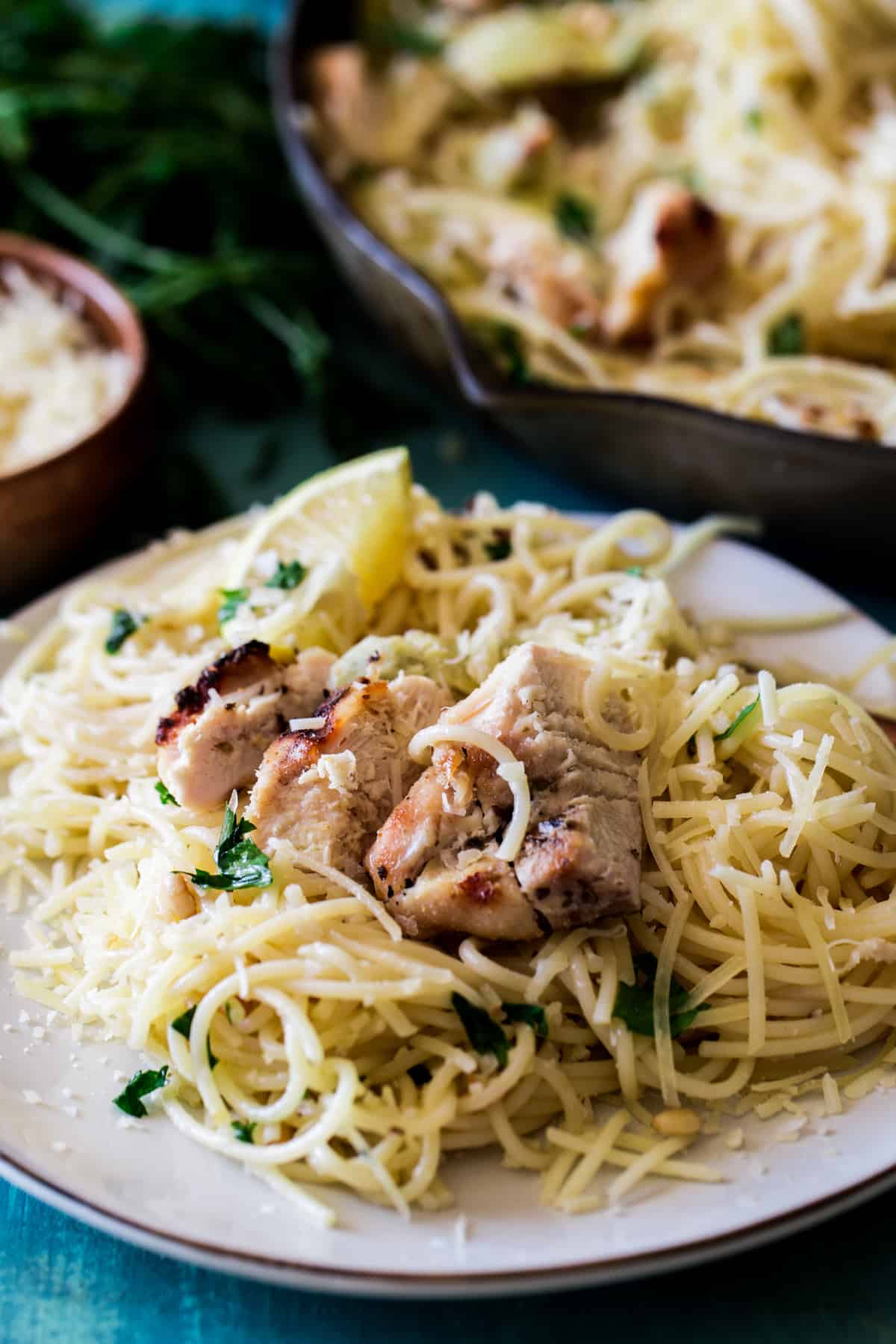 Artichoke Chicken Pasta