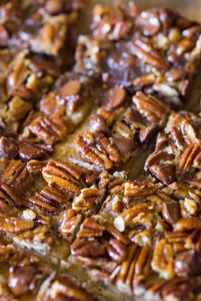 Chocolate Pecan Pie Bars