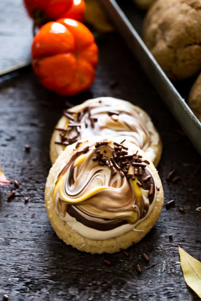 Fall Buttermilk Pumpkin Spice Sugar Cookies