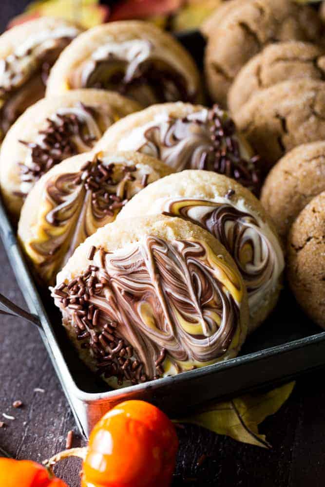 Fall Buttermilk Pumpkin Spice Sugar Cookies