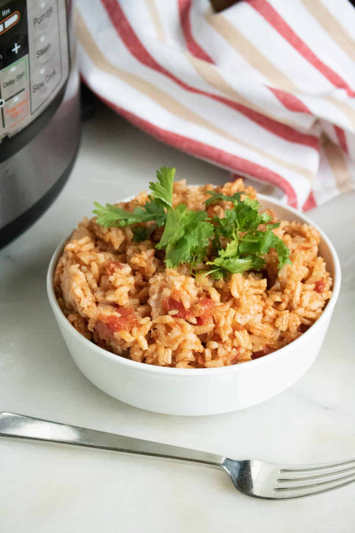 Instant Pot Spanish Rice - The Seaside Baker