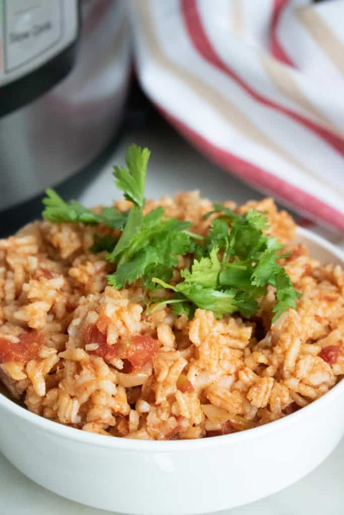 Instant Pot Spanish Rice - The Seaside Baker