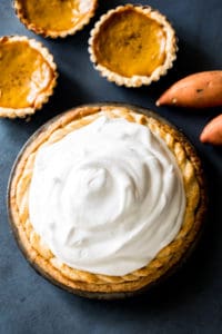 Sweet Potato Pie with Marshmallow Topping - The Seaside Baker