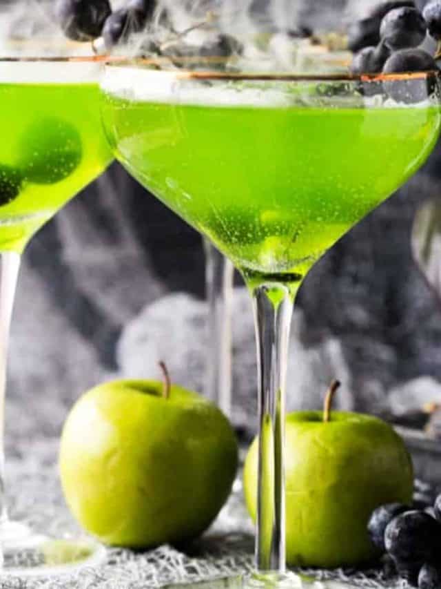 Poison Apple Halloween Cocktail Story