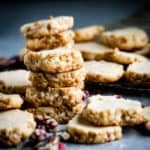 Brown Sugar Walnut Shortbread Cookies