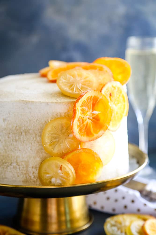 Orange Champagne Cake