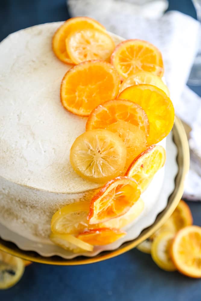 Orange Champagne Cake