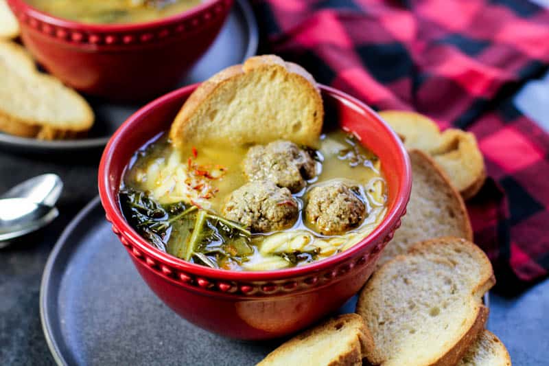 Spanish Saffron Meatball Soup The Seaside Baker