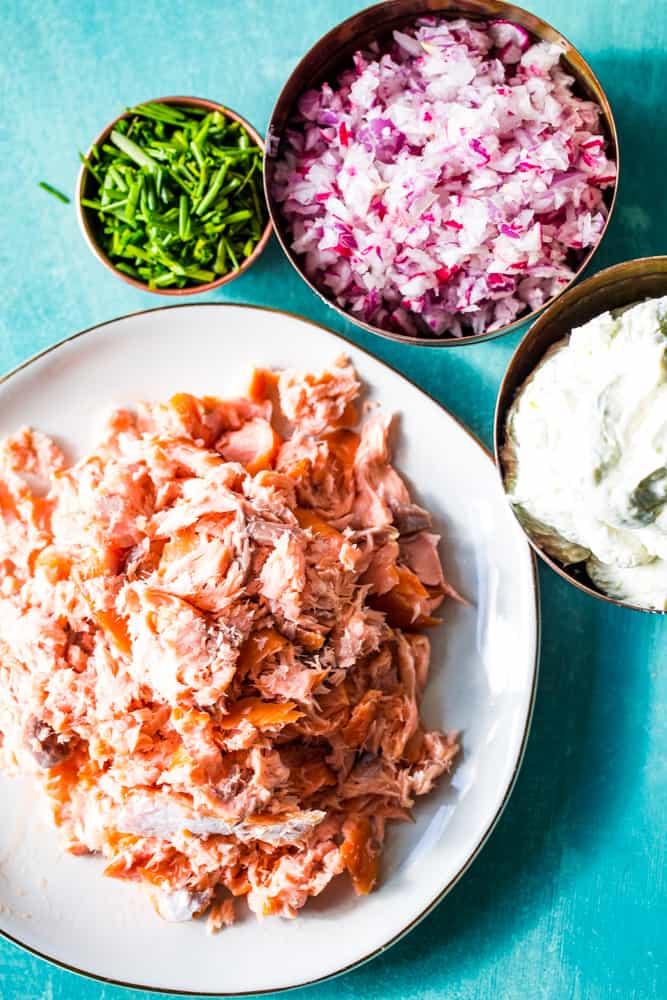 smoked salmon 7 layer dip