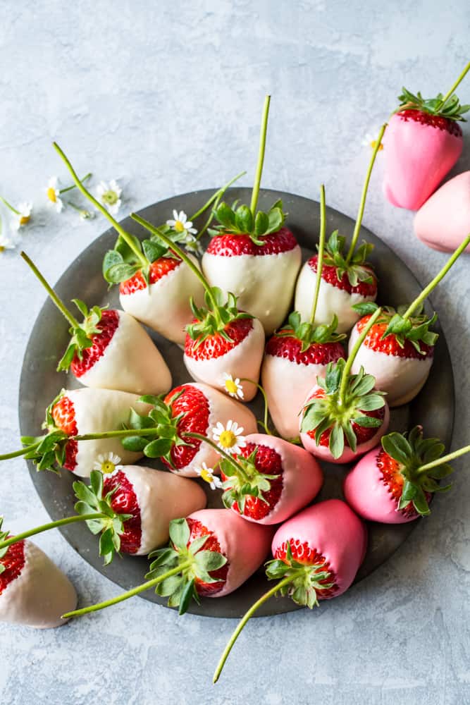 White Chocolate-Covered Strawberries - Just a Taste