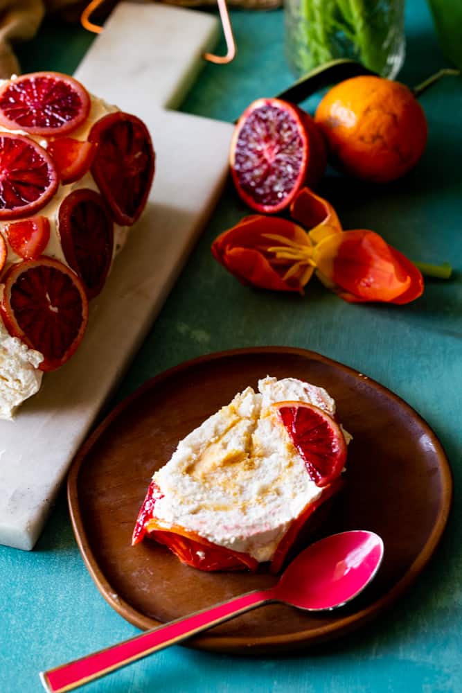 Blood Orange Cake Roll