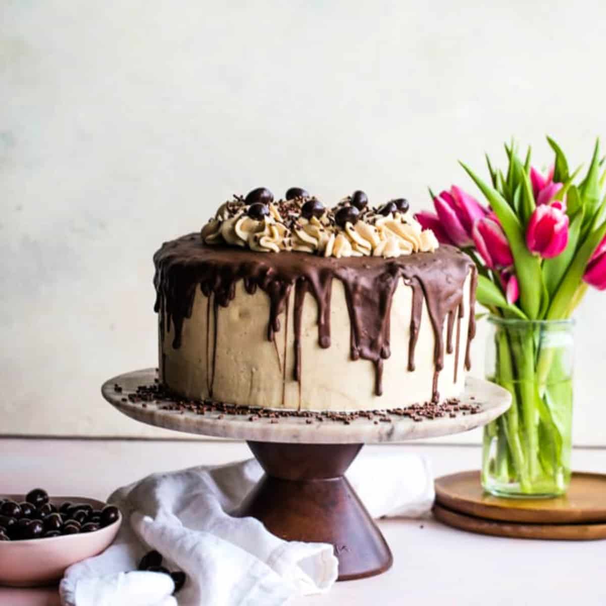 Coffee Banana Layer Cake with Coffee Frosting (dairy-free) | Sugared &  Stirred