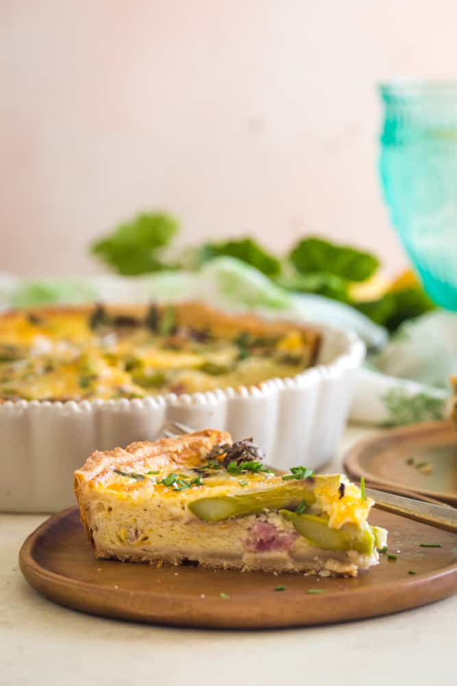 Asparagus Ham Quiche