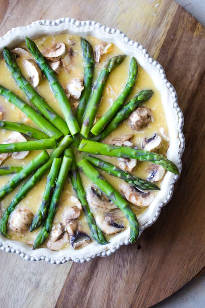 Asparagus Ham Quiche