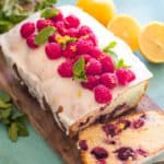 Raspberry Lemon Pound Cake