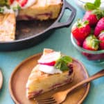 Strawberry Skillet Cake