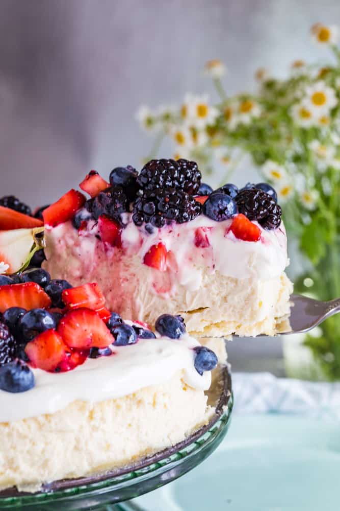 Berry topped Cheesecake