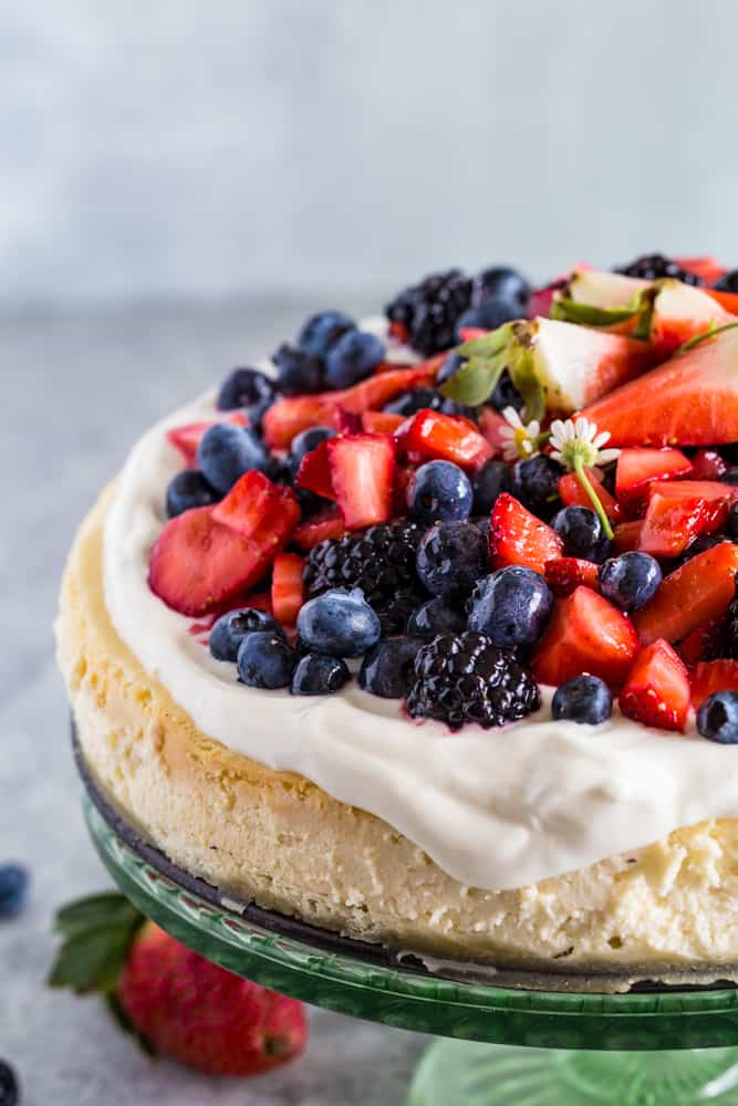 Berry topped Cheesecake