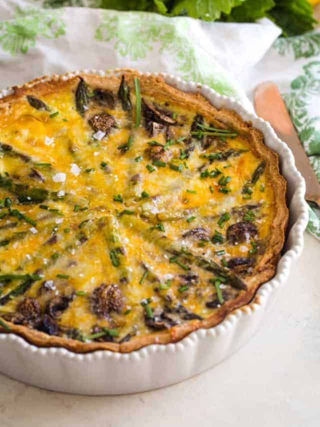 Asparagus Ham Quiche Story