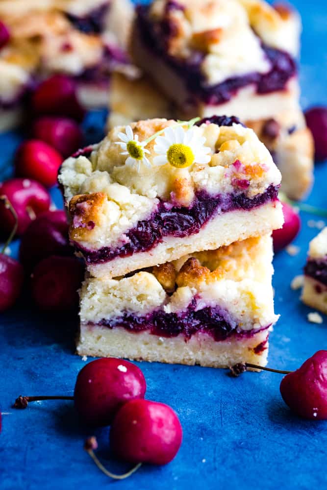 cherry almond pie bars