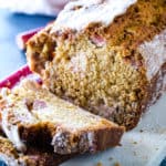 Rhubarb Streusel Bread