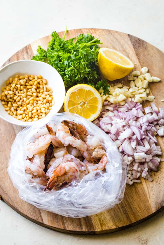 shrimp scampi ingredients