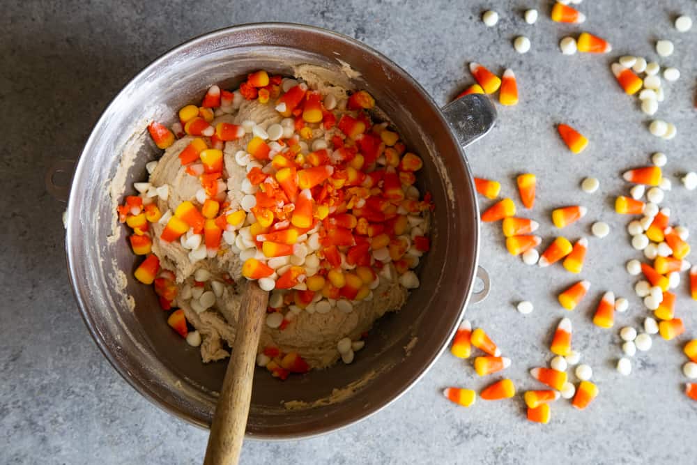 Candy Corn Cookies dough