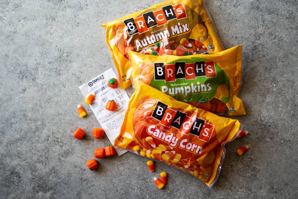 bags of Brach's candy corn
