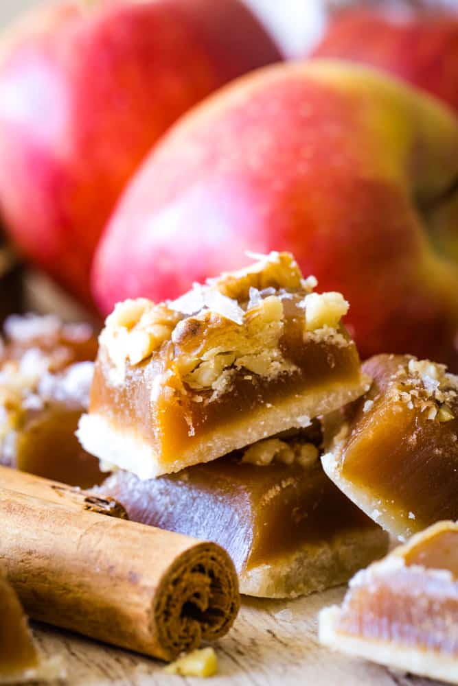 apple caramel recipe squares