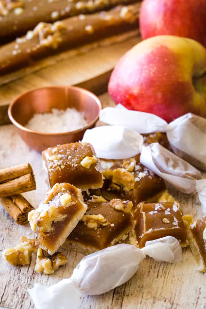 individual apple caramels 