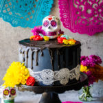 This Day of the Dead Cake decadent and delicious and perfect for the chocolate lover!