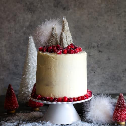 Cranberry Christmas Cake